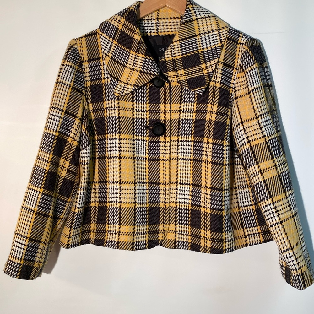 R.Q.T. - Vintage plaid coat/blazer. Size L